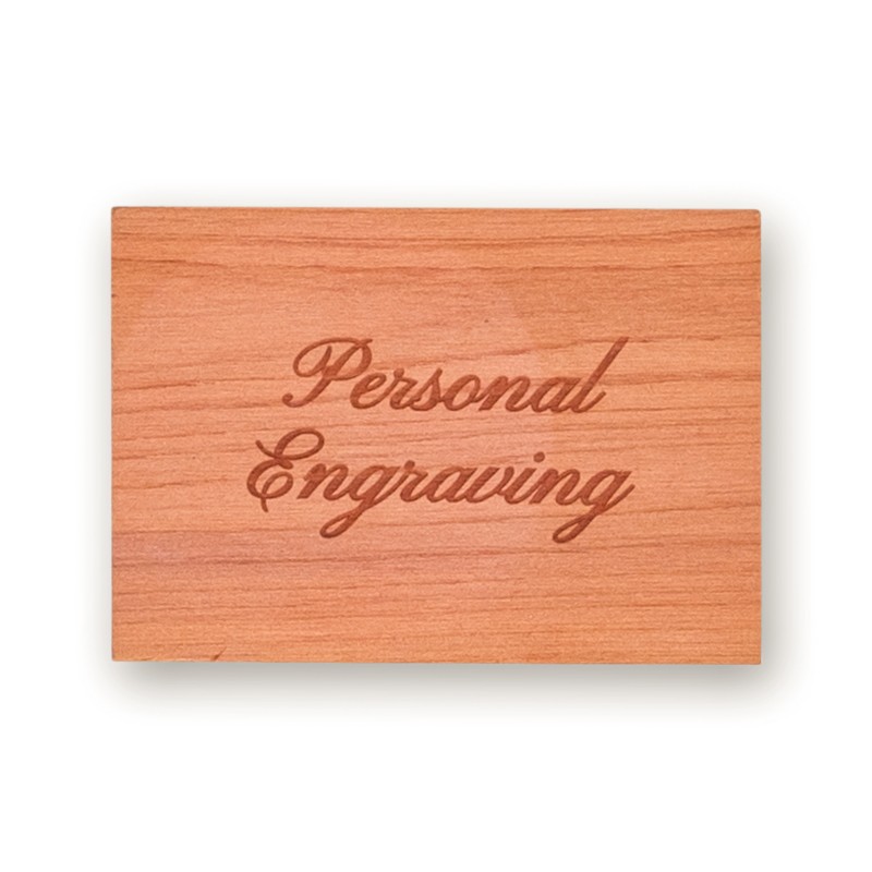 Engraved cedar blocks 4-pack | Experts on clothing care | Skolyx