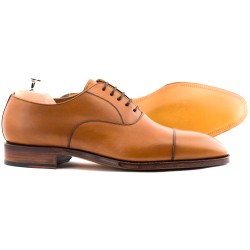 Cap toe oxford ljusbrun