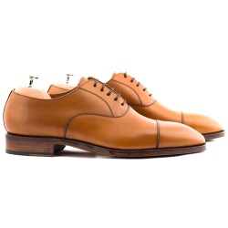 Cap toe oxford ljusbrun