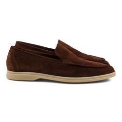 Yanko Traveler loafers brun ruskind | Skolyx