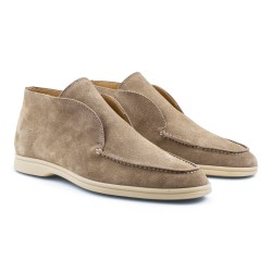 Yanko Traveler Shoes smoke reverse kudu suede | Skolyx