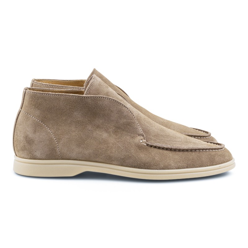 Yanko Traveler Shoes smoke reverse kudu suede | Skolyx