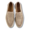 Yanko Traveler loafers smoke reverse kudu suede | Skolyx