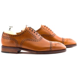 Semi brogue light brown