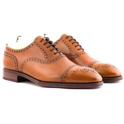 Semi brogue light brown