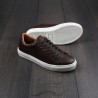 Skolyx Premium sneaker in dark brown leather EU36 - seconds