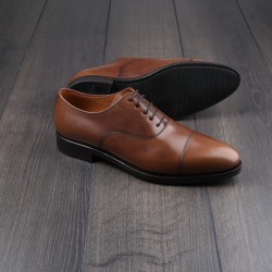 Skolyx dark brown plain cap toe oxford UK5,5 / EU39,5 - seconds