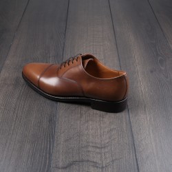 Skolyx dark brown plain cap toe oxford UK5,5 / EU39,5 - seconds