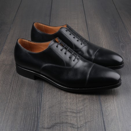 Skolyx black plain cap toe oxford UK12 / EU46 - tried on