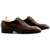 Plain cap toe oxford dark brown