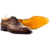 Plain cap toe oxford dark brown