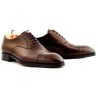 Plain cap toe oxford dark brown