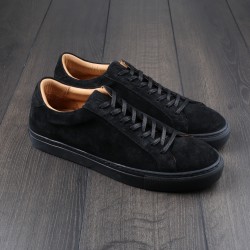 Skolyx Premium sneaker in black suede with black sole UK11 / EU45 - Seconds