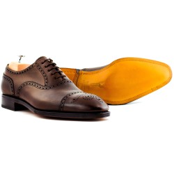 Semi brogue dark brown