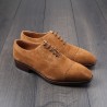 Yanko brogued cap toe balmoral oxford light brown suede UK8 / EU42 - Seconds