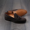 Yanko tassel loafer dark brown suede UK11,5 / EU44,5 - seconds