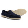 Yanko Traveler loafers navy suede | Skolyx