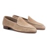 Yanko classic Belgian loafer smoke reverse kudu suede | Skolyx