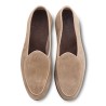 Yanko classic Belgian loafer smoke reverse kudu suede | Skolyx