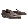 Yanko classic Belgian loafer dark brown deerskin | Skolyx