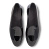 Yanko black patent leather slippers | World class shoes | Skolyx