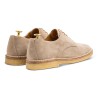 Yanko Stitchdown plain toe derby sand suede| Skolyx