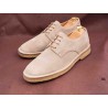 Yanko Stitchdown plain toe derby sand suede| Skolyx