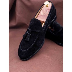 Skolyx tassel loafers i svart | Skolyx