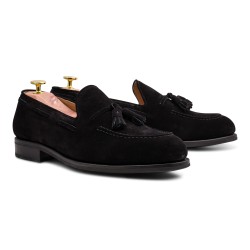 Skolyx tassel loafers i svart | Skolyx