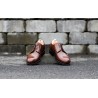 Plain toe blucher