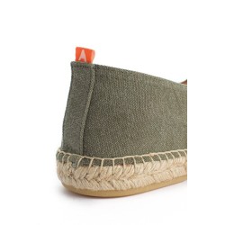 Abarca Espadrilles Camping Terra kaki 17 cotton olive green | Skolyx