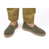 Abarca Espadrilles Camping Terra kaki 17 cotton olive green | Skolyx