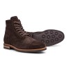 Yanko Cap toe service boot dark brown chromex | Skolyx