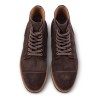 Yanko Cap toe service boot dark brown chromex | Skolyx