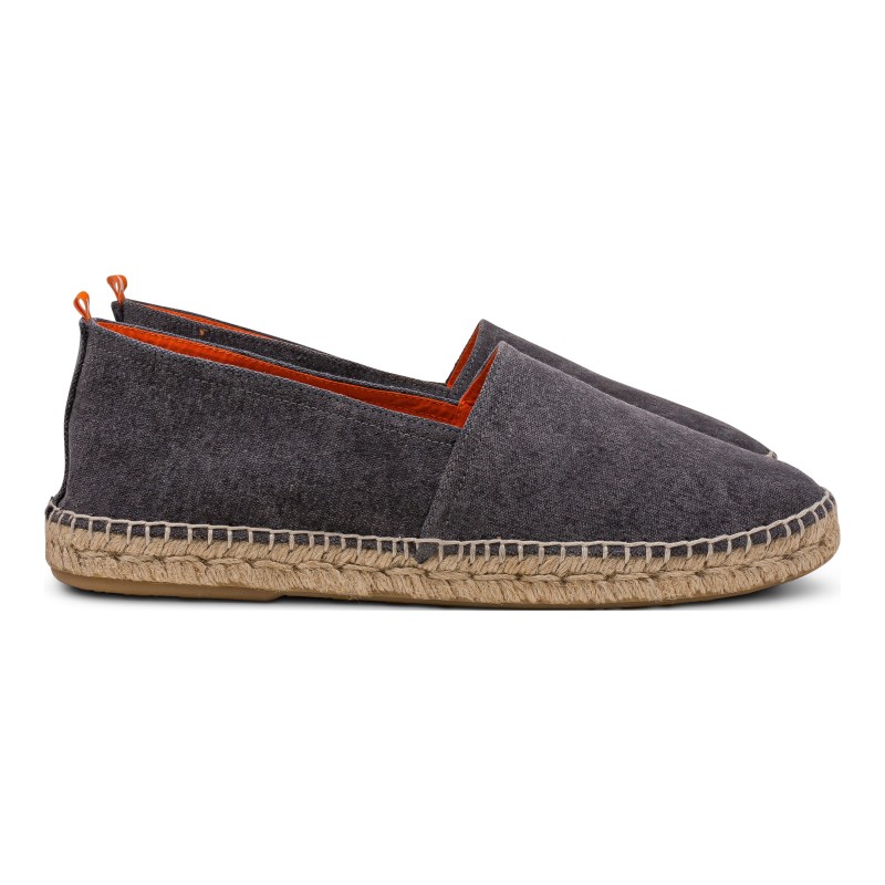 Abarca Espadrilles Camping Terra Black 18 cotton dark grey | Skolyx