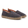 Abarca Espadrilles Camping Terra Black 18 cotton dark grey | Skolyx