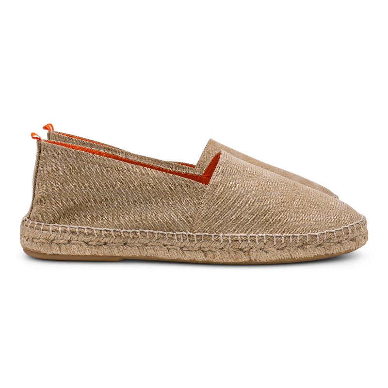 Abarca Espadrilles Camping Terra Crema Baumwolle Sand | Skolyx