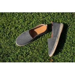 Abarca Espadrilles Camping Terra Black 18 cotton dark grey | Skolyx