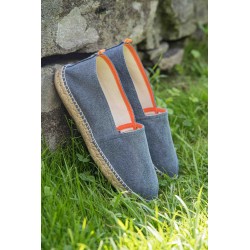 Abarca Espadrilles Camping Terra Marino 18 cotton blue | Skolyx