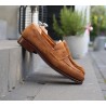 Penny loafer light brown suede