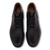 Yanko Cap toe service boot black grain | Skolyx