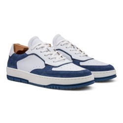 Skolyx premium court sneaker white and blue | Skolyx