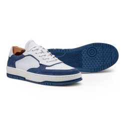 Skolyx premium court sneaker white and blue | Skolyx