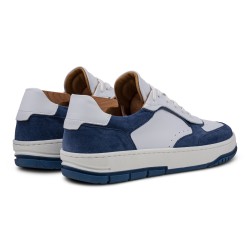 Skolyx premium court sneaker white and blue | Skolyx