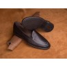 Yanko Traveler Belgian Loafer dark brown deerskin with dark sole