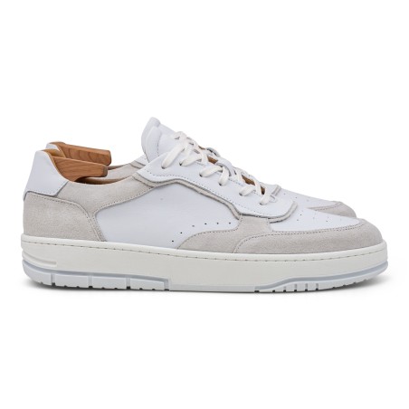 Skolyx Premium court sneaker white and light gray | Skolyx