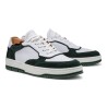 Skolyx Premium court sneaker white and dark green | Skolyx