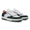 Skolyx Premium court sneaker white and dark green | Skolyx