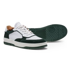 Skolyx Premium court sneaker white and dark green | Skolyx