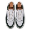 Skolyx Premium court sneaker white and dark green | Skolyx